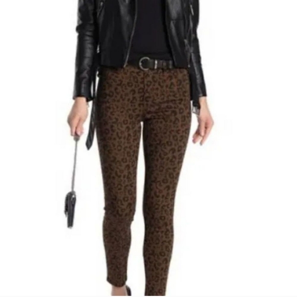 Anthropologie Sanctuary Leopard Print Skinny Legging Pants Size XSmall - Picture 1 of 8